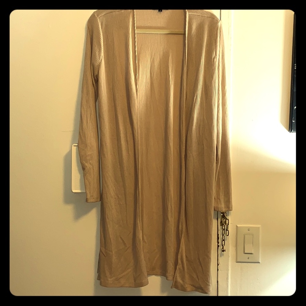 Long beige Cardigan